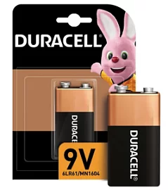 Товар «Батарейка Duracell Basic 9V 6LR61 алкалиновая » Фото товара «Батарейка Duracell Basic 9V 6LR61 алкалиновая »