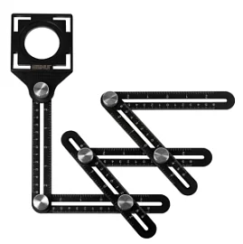 Товар «Шаблон-линейка DLT H3 для создания сложных форм и разметки отверстий » Фото товара «Шаблон-линейка DLT H3 для создания сложных форм и разметки отверстий »