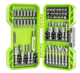 Товар «Набор бит, торцевых головок и адаптеров Greenworks (70 шт)» Фото товара «Набор бит, торцевых головок и адаптеров Greenworks (70 шт)»