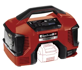 Товар «Аккумуляторный автомобильный компрессор Einhell PXC Pressisto (без акк. и з/у)» Фото товара «Аккумуляторный автомобильный компрессор Einhell PXC Pressisto (без акк. и з/у)»